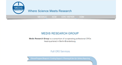 Desktop Screenshot of medis-research.com